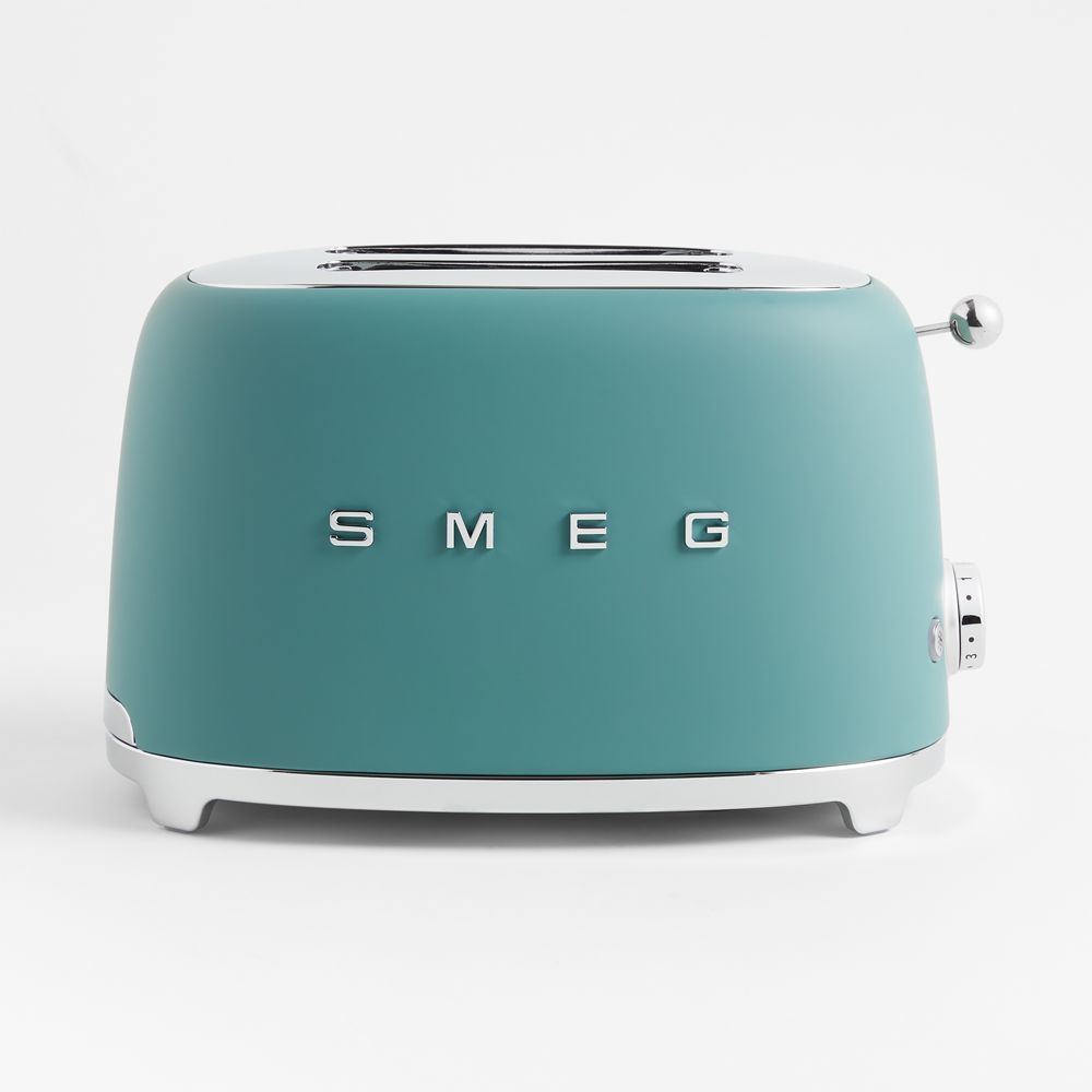 SMEG Matte Jade Green 2-Slice Retro Toaster