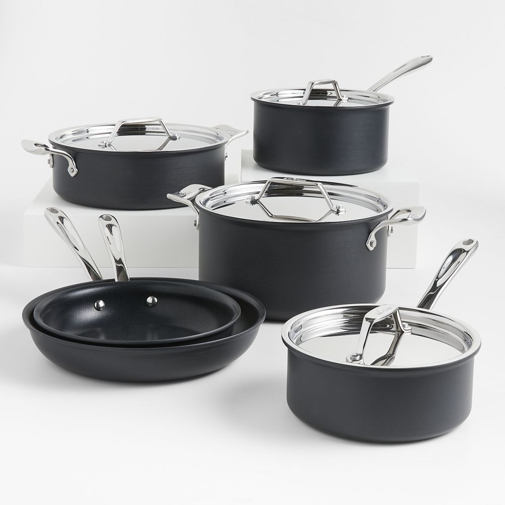 All-Clad HA1 Curated Hard-Anodized Nonstick 10-Piece Cookware Set