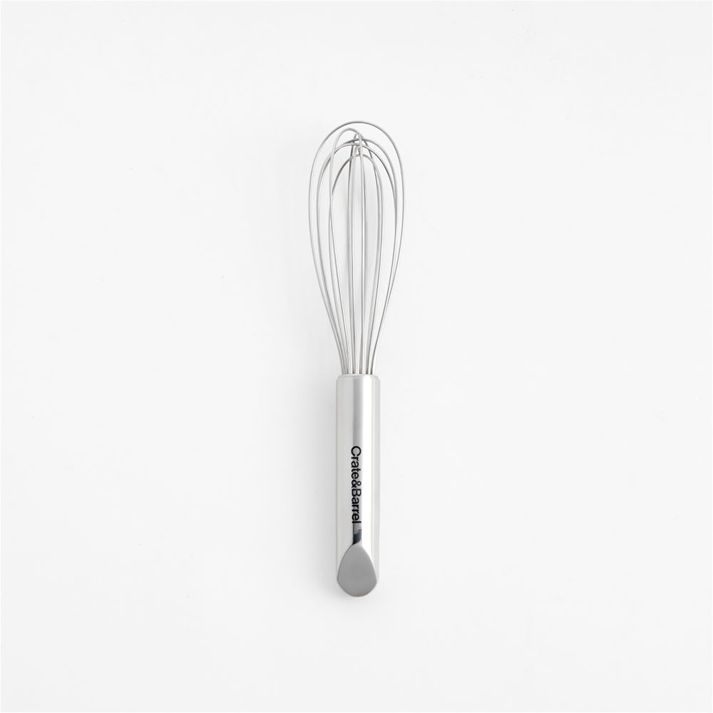 Crate & Barrel Stainless Steel 9.5" Whisk