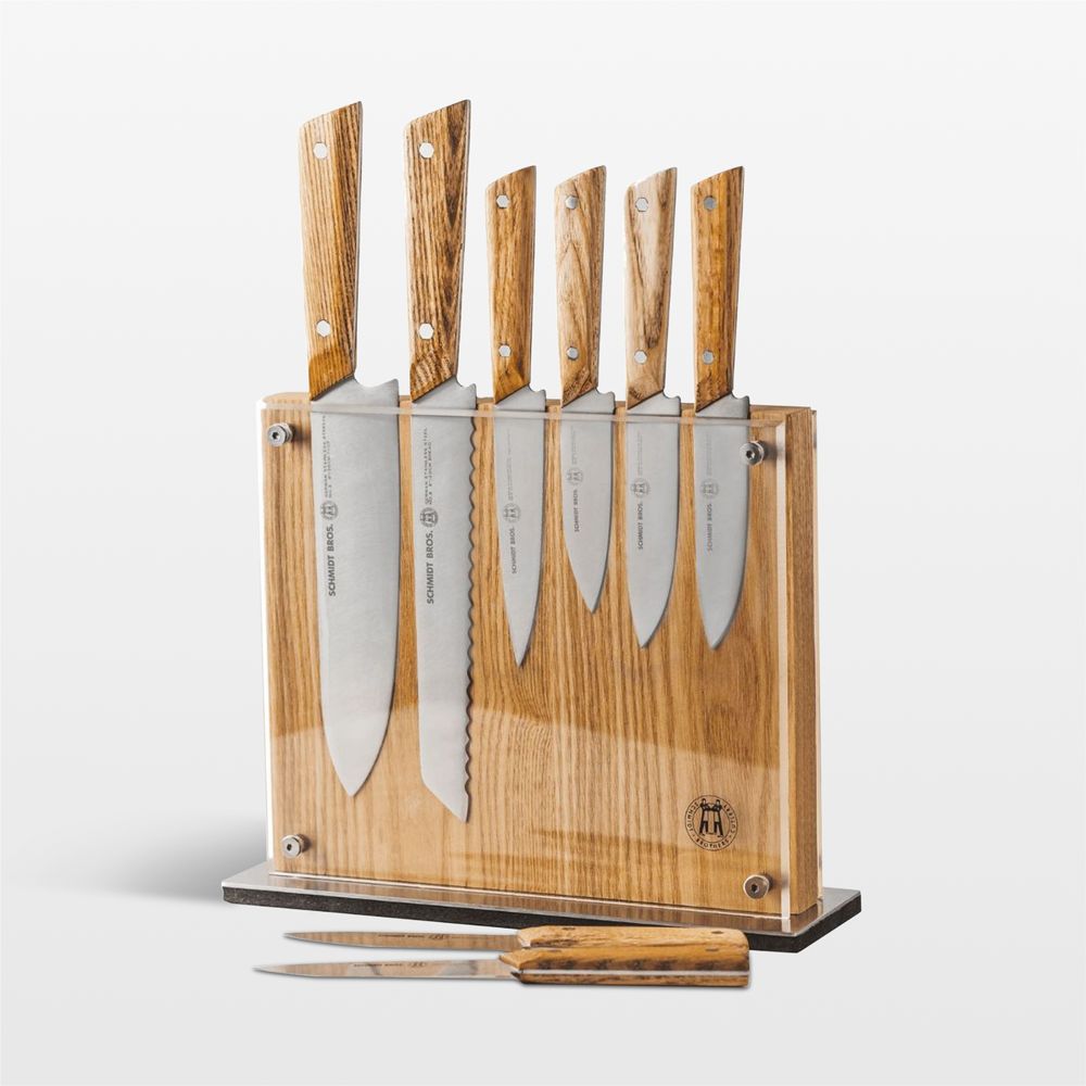 Schmidt Brothers Hex 9-Piece Knife Block Set