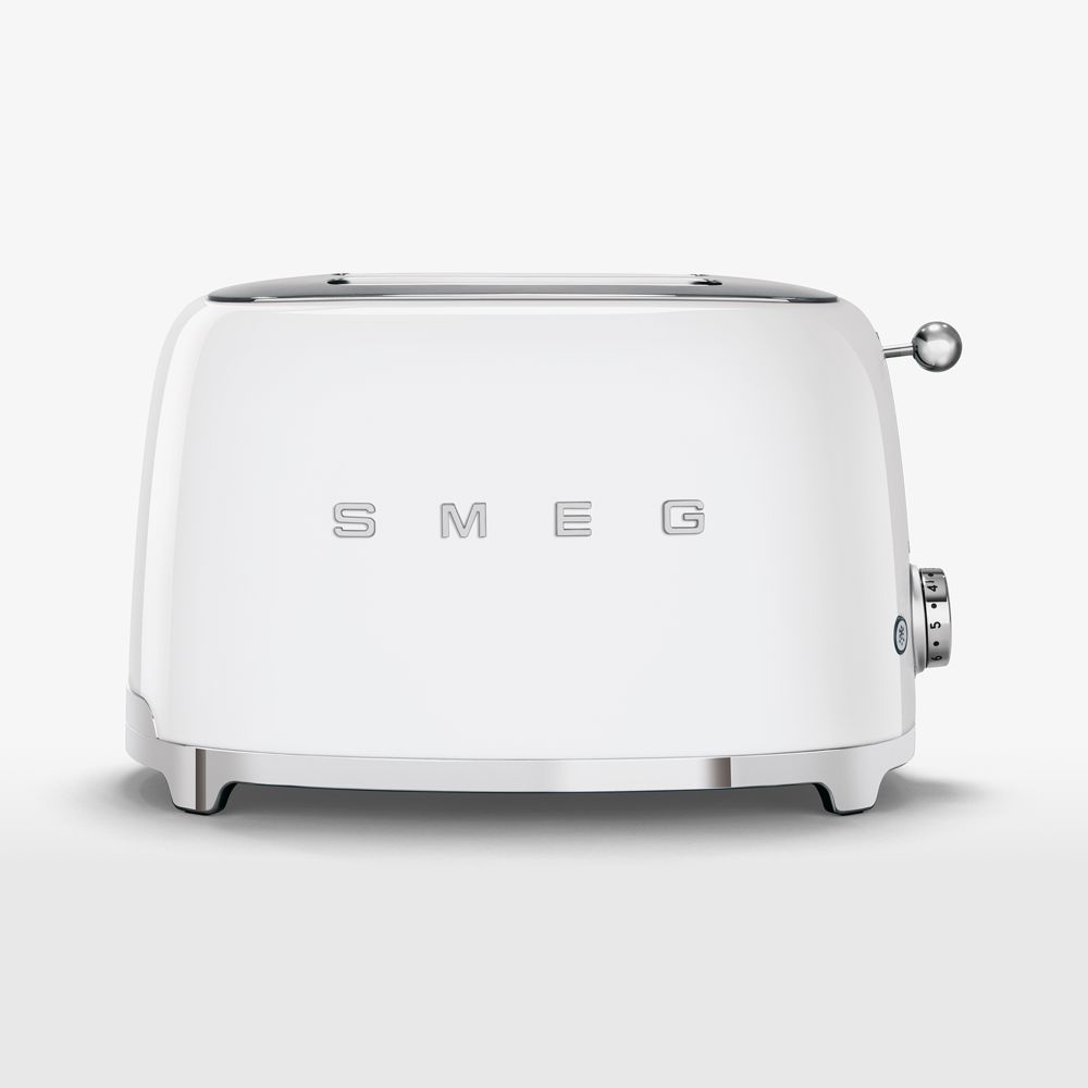 SMEG White 2-Slice Retro Toaster
