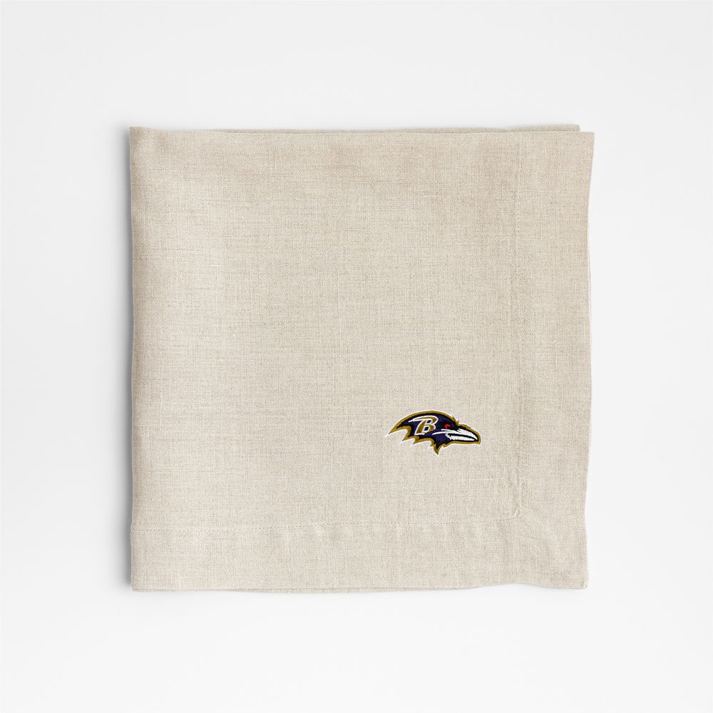 NFL Marin Natural EUROPEAN FLAX-Certified Linen Napkin, Set of 4