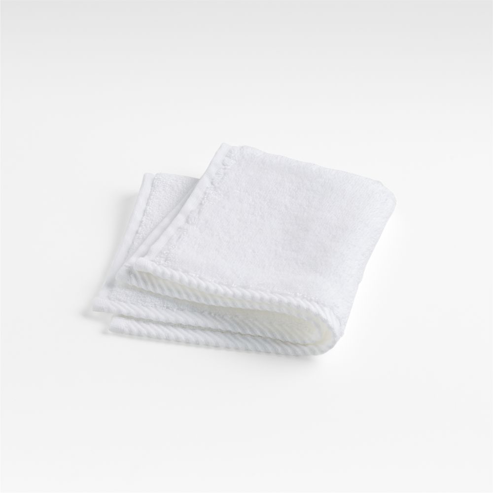 Quick-Dry White Organic Cotton Bath Towels
