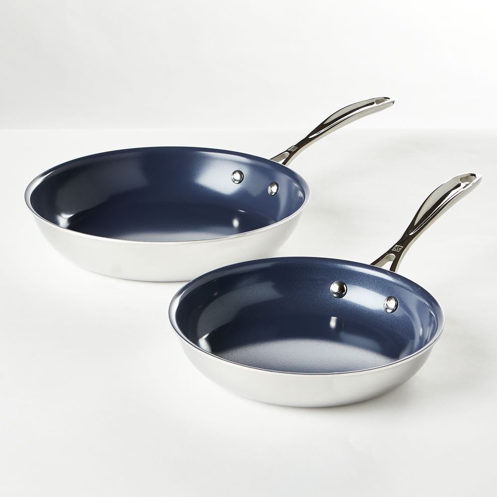 ZWILLING J.A. Henckels Clad Xtreme Ceramic 8" and 10" Fry Pans Set