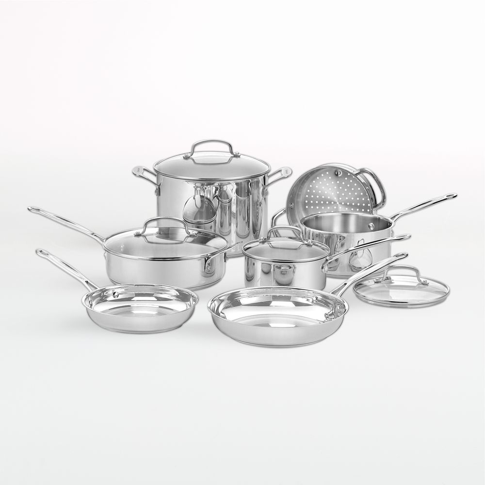 Cuisinart Chef's Classic Stainless Steel 11-Piece Cookware Set