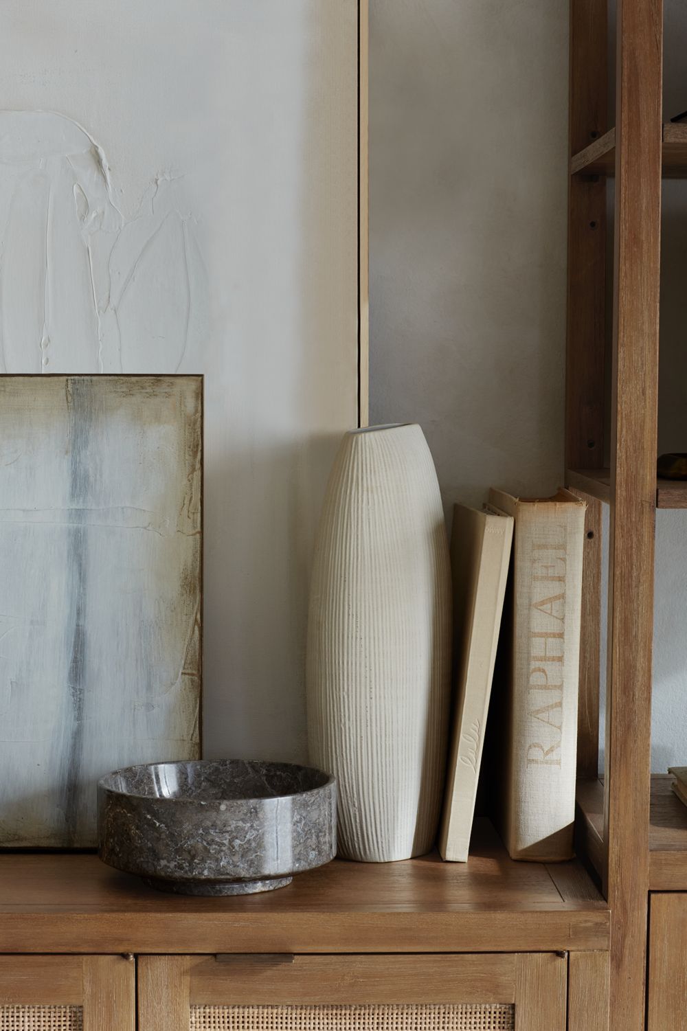Alternative view of Alura Cream Tall Vase