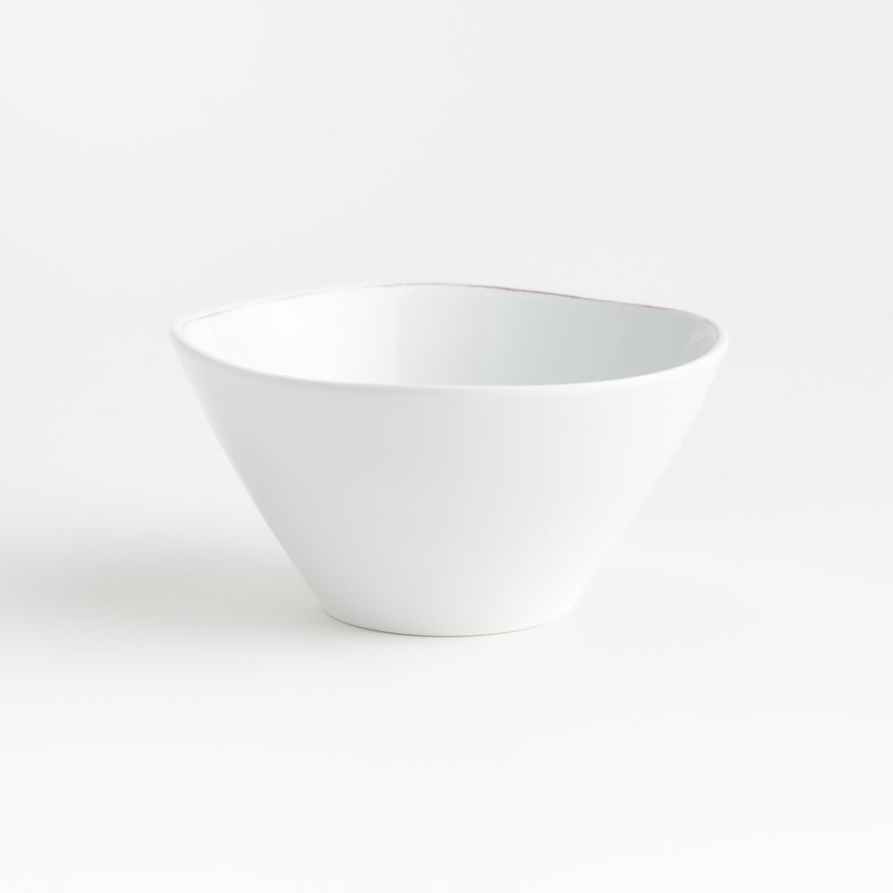 Marin White Melamine Bowl