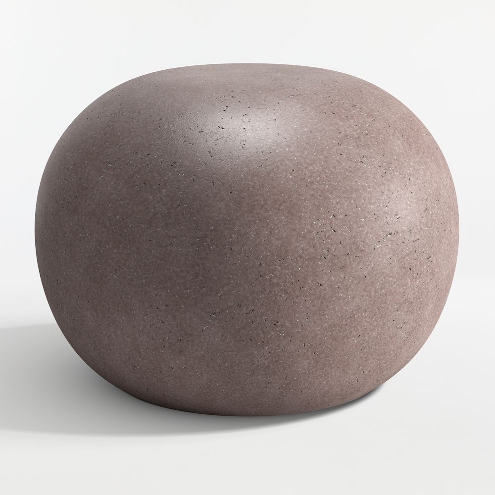 Nogu Concrete 22" Round Outdoor Side Table