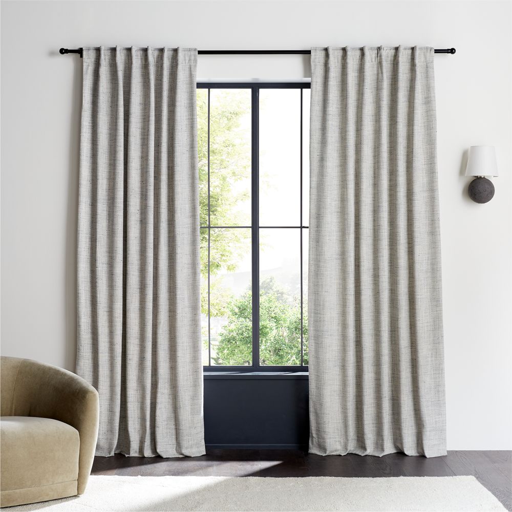 Reid Blue Blackout Window Curtain Panel