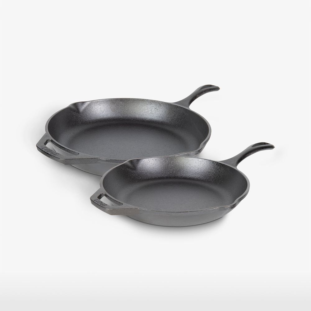 Lodge Chef Collection 10" and 12" Skillets Set