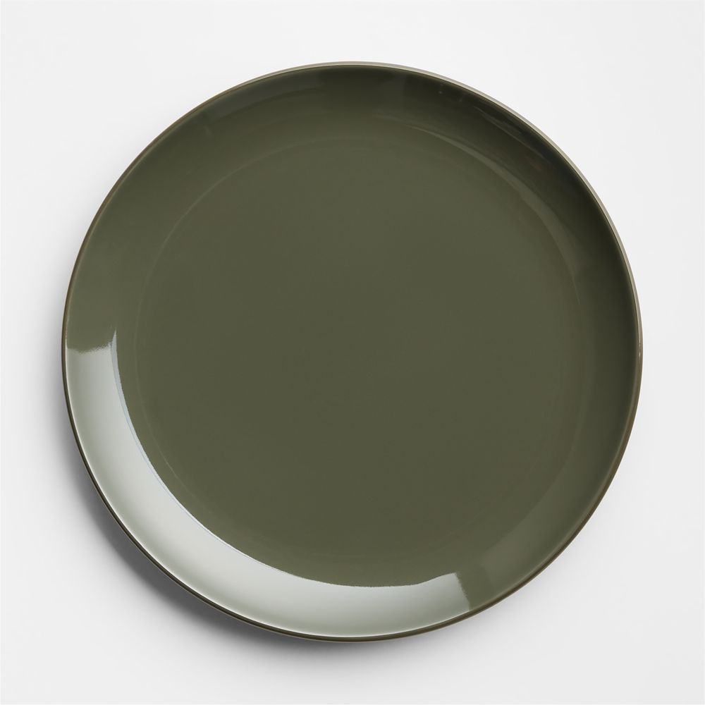 Hudson Burnt Green Stoneware Dinner Plate