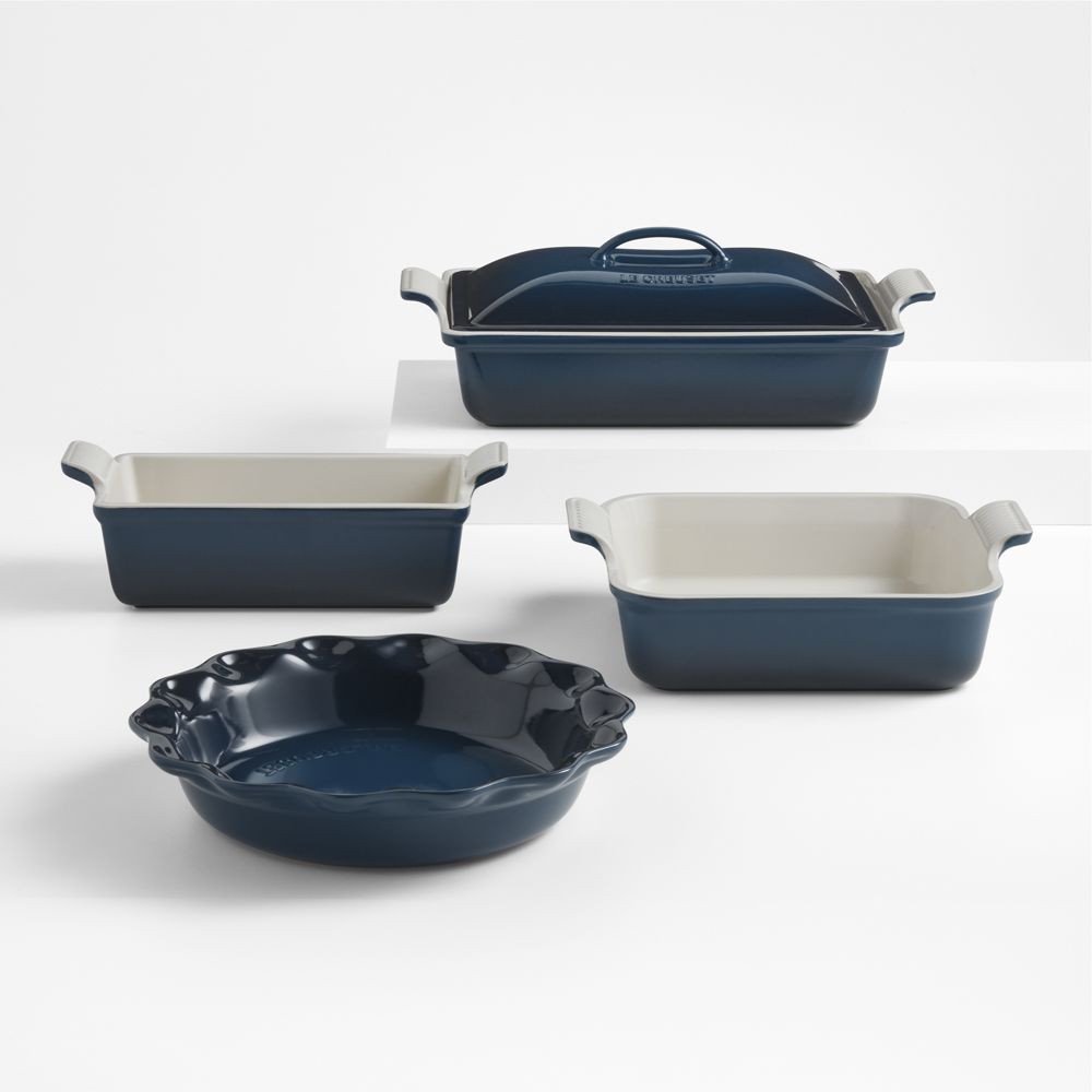 Le Creuset Heritage Nuit 5-Piece Stoneware Bakeware Set