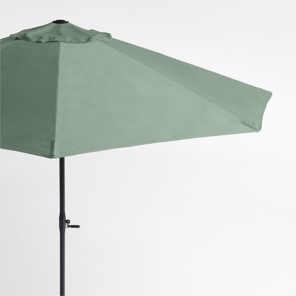 10' Round Sunbrella Canvas Spa Outdoor Patio Umbrella with Frame