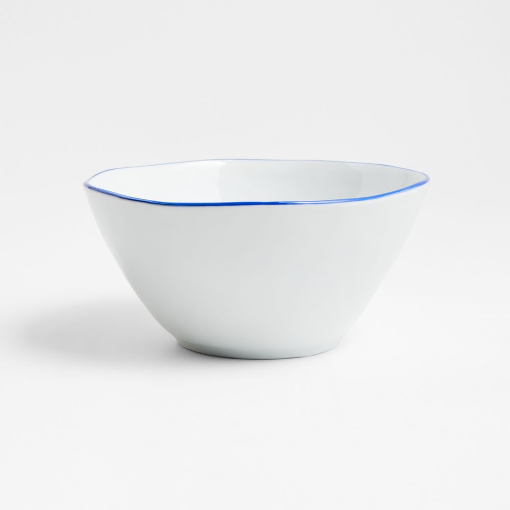 Mercer Blue Rim 6.25" Bowl