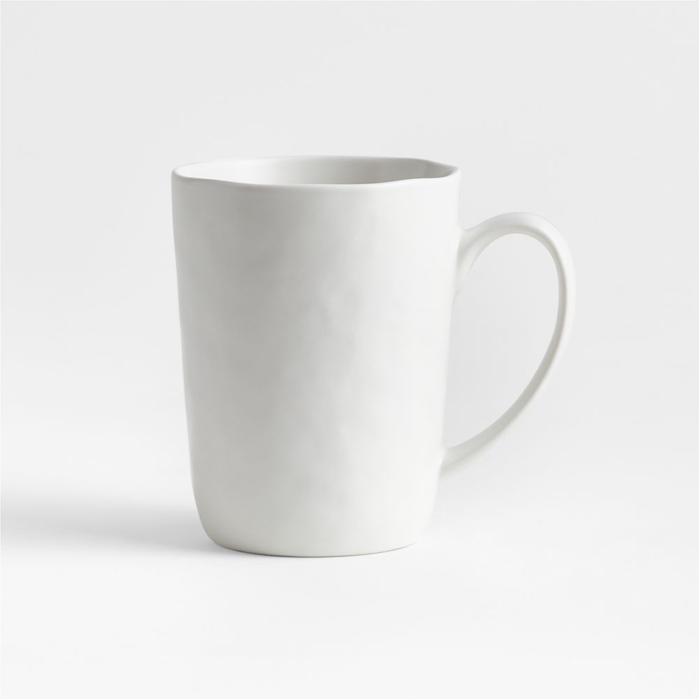 Mercer 14-oz. Matte White Porcelain Mug