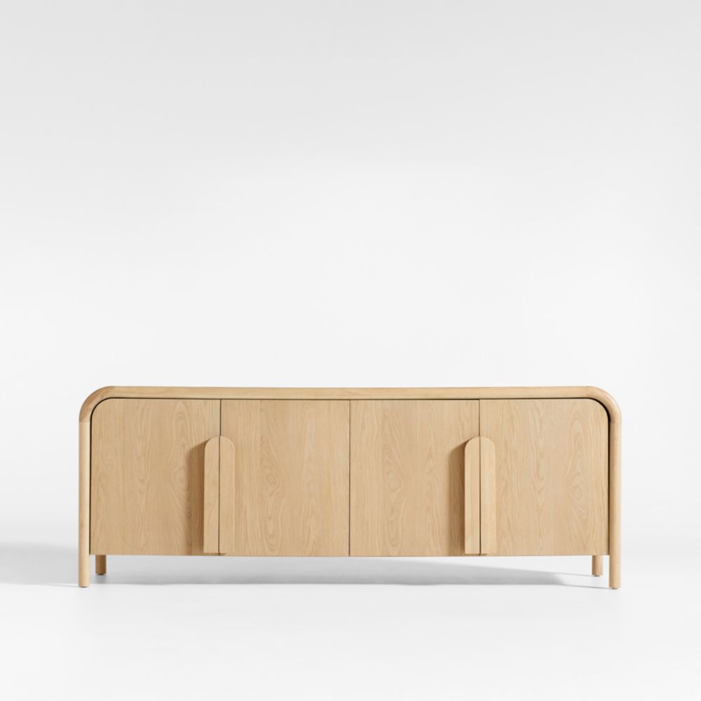 Annie 72" Natural Storage Media Conosle by Leanne Ford