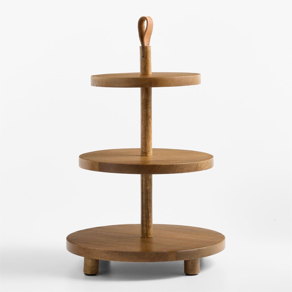 Orchard FSC Acacia Wood 3-Tier Serving Tower