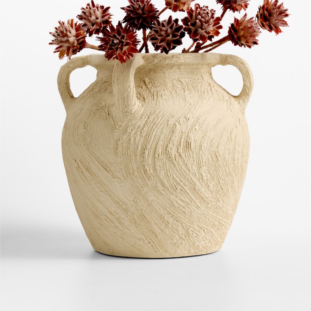 Beach Sand White Vases