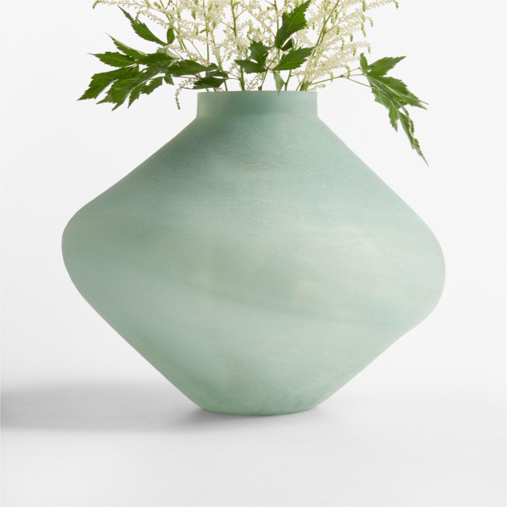 Sydney Marbled Glass Vases