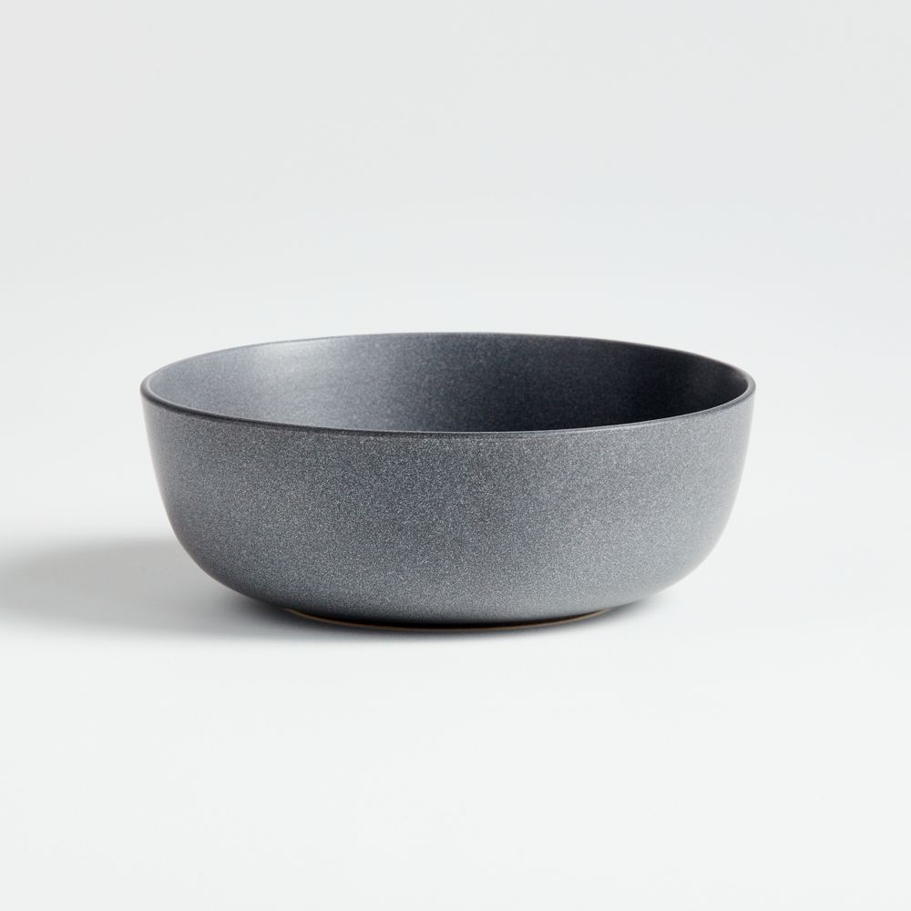Wren Matte Dark Grey Bowl
