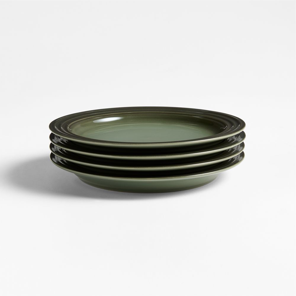 Le Creuset Thyme Stoneware Salad Plates, Set of 4