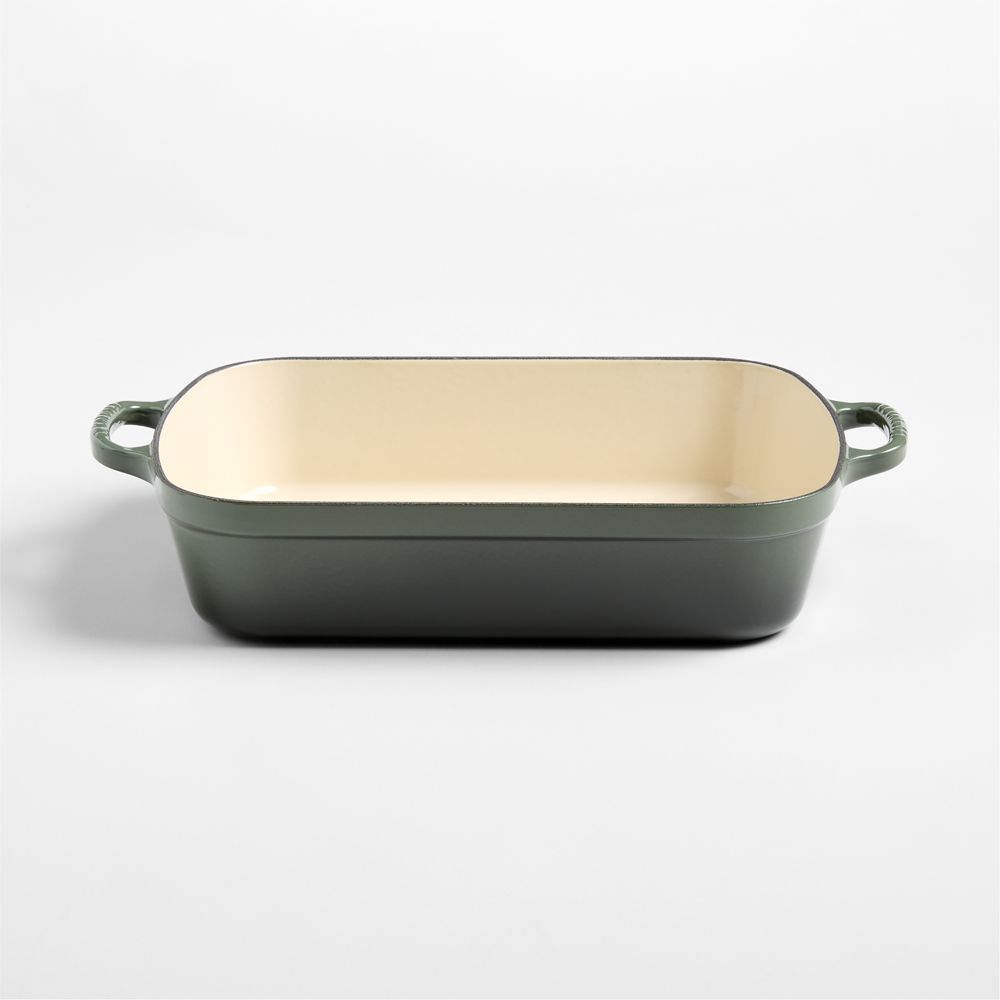 Le Creuset Signature 5.25-Qt. Thyme Enameled Cast Iron Rectangular Roaster