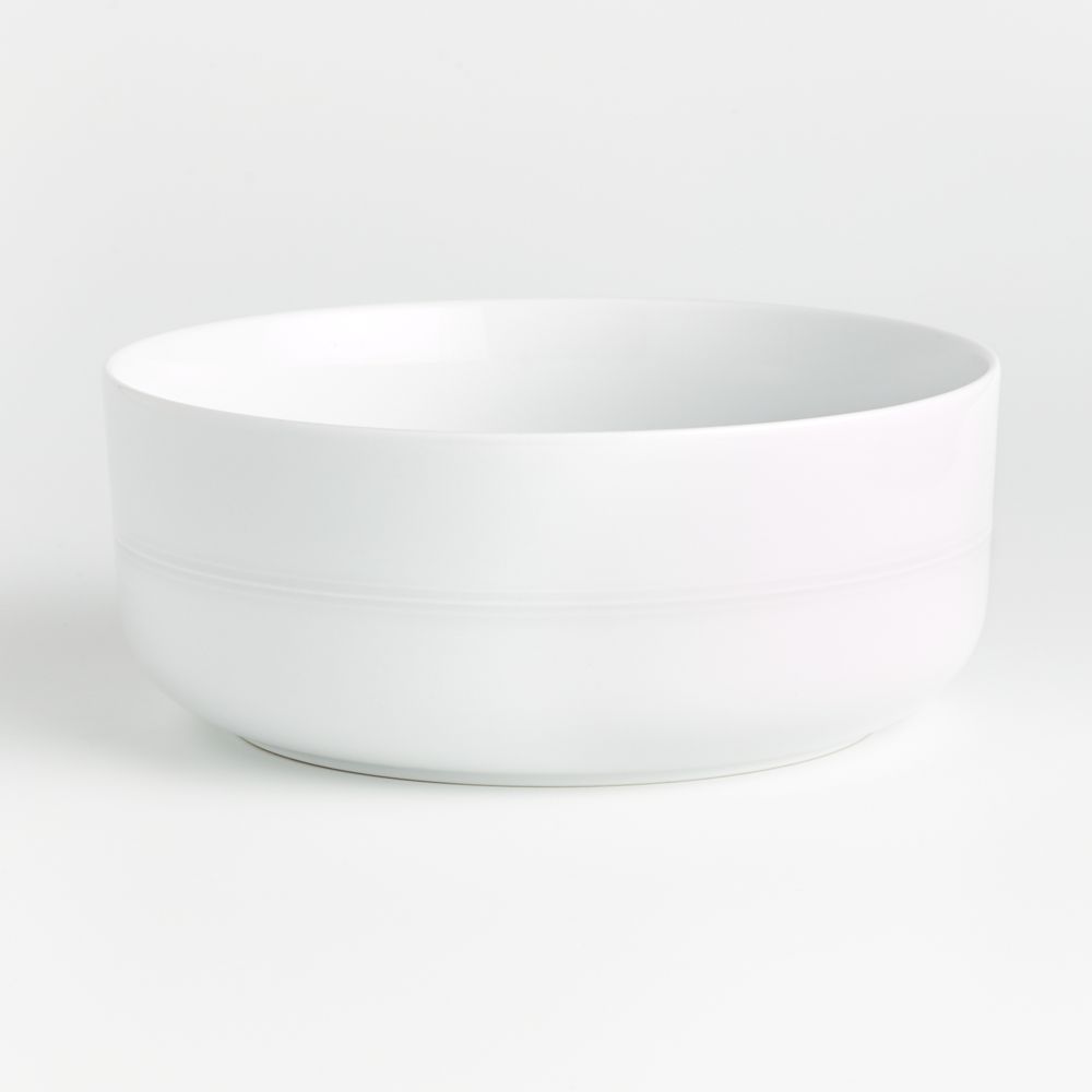 Hue White Serving Bowl