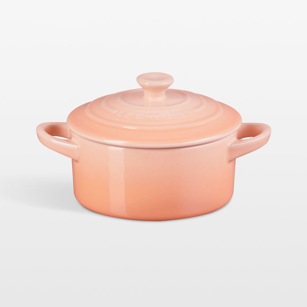 Le Creuset 8-Oz. Peche Round Mini Cocotte with Lid