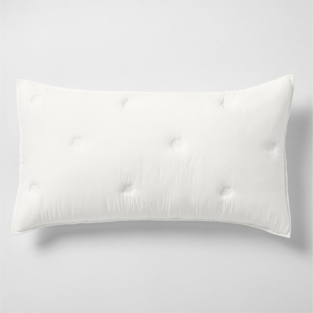 Organic Cotton Voile Pampas Ivory Bed Pillow Sham