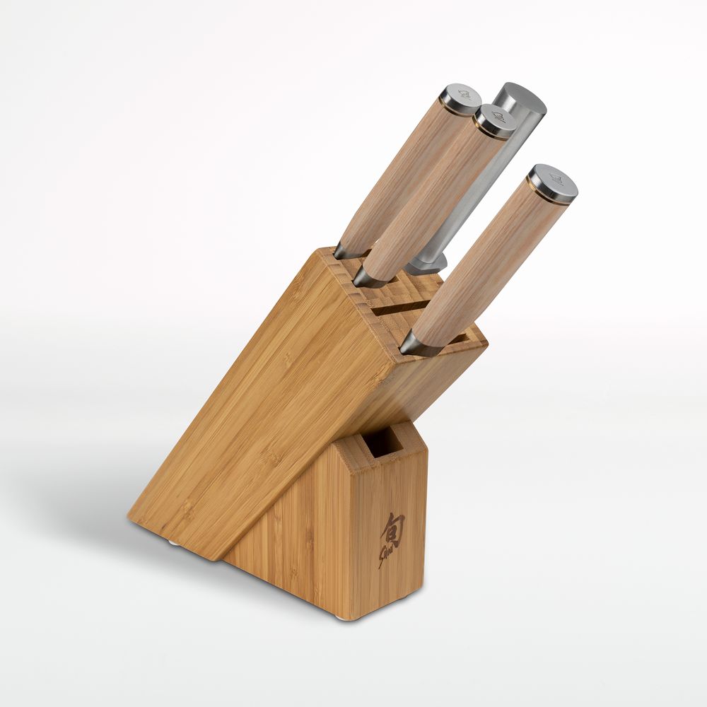 Shun Premier Blonde 5-Piece Knife Block Set