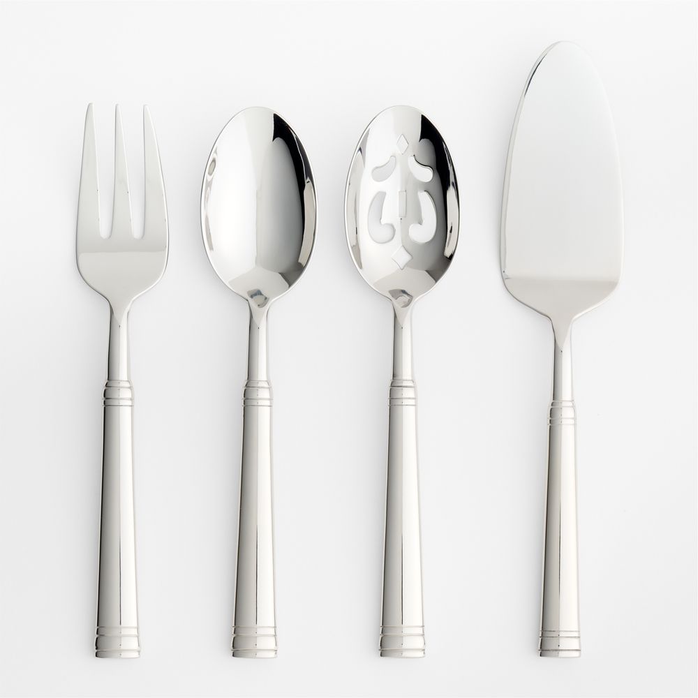 Tuscany Mirror 4-Piece Serving Set
