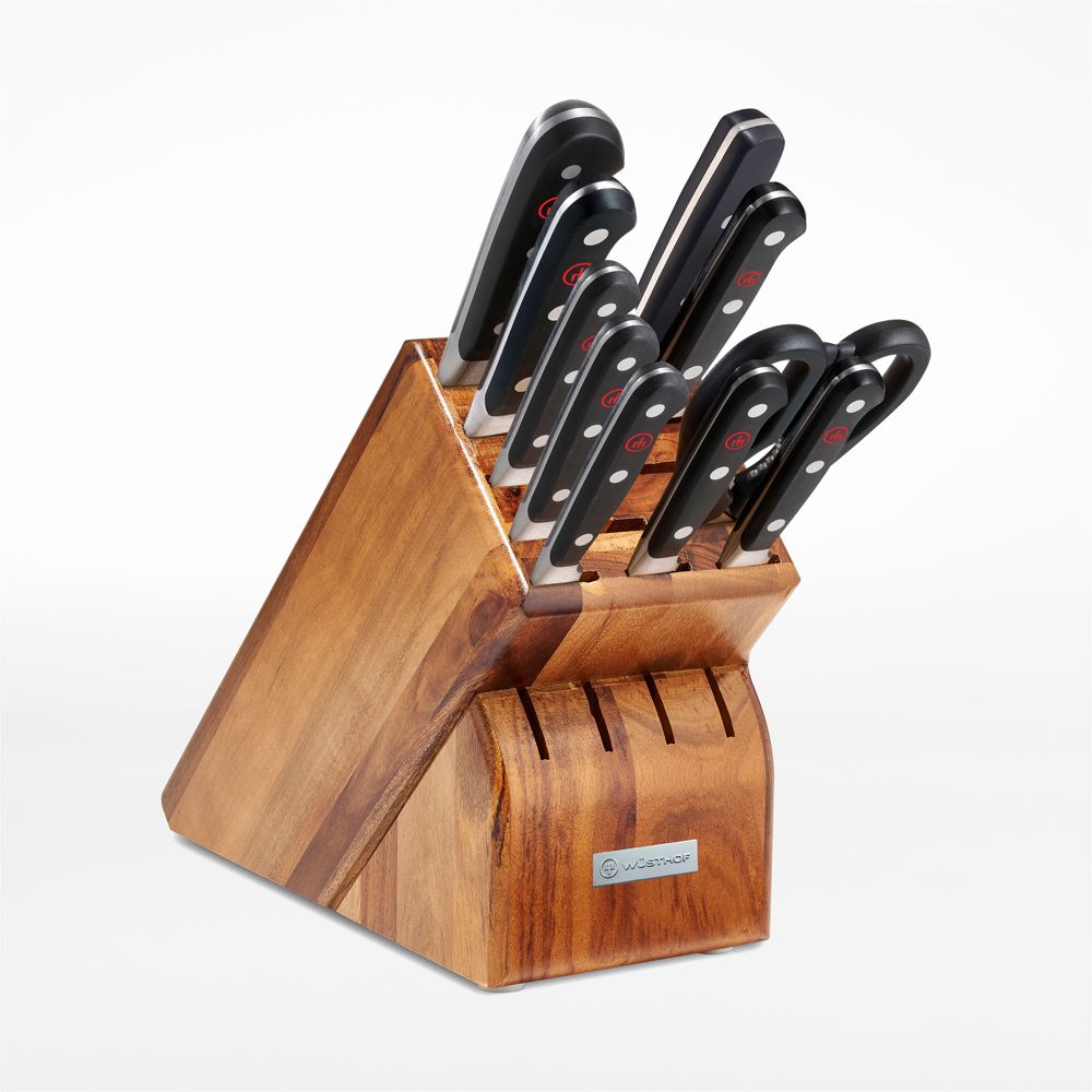 Wusthof Classic 11-Piece Acacia Knife Block Set