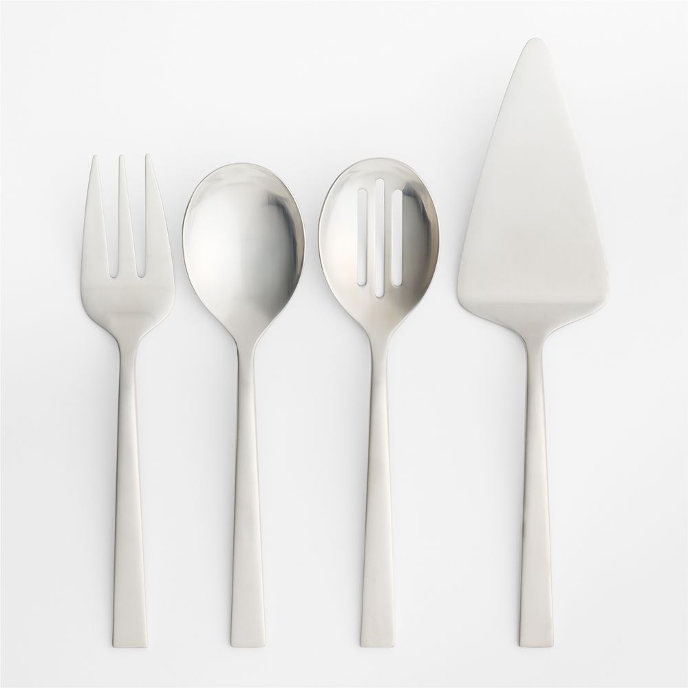 Clark Satin 4-Piece Serving Set