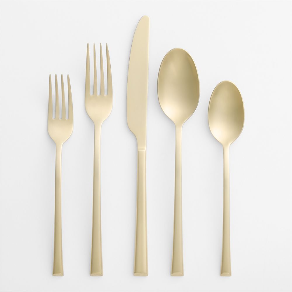 Cortland Champagne Flatware Sets