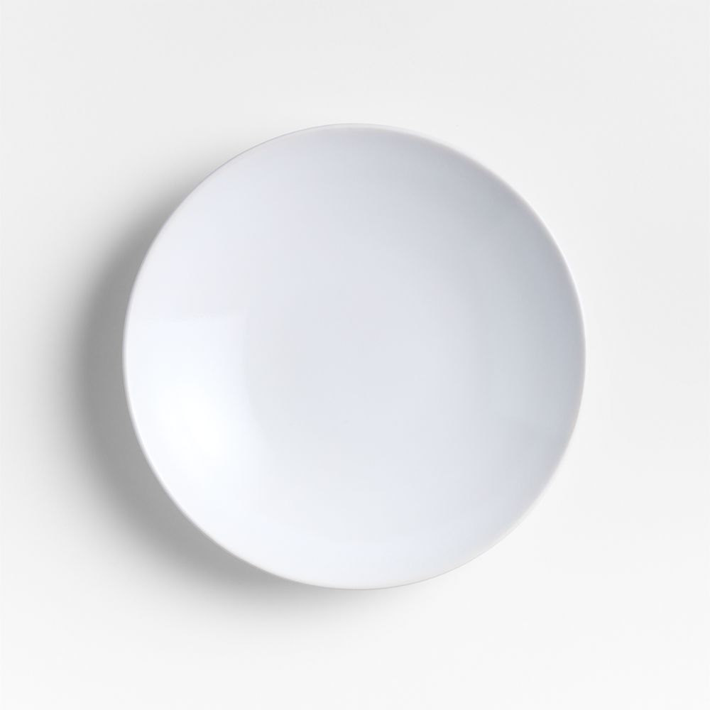 Craft White Stoneware Coupe Salad Plate