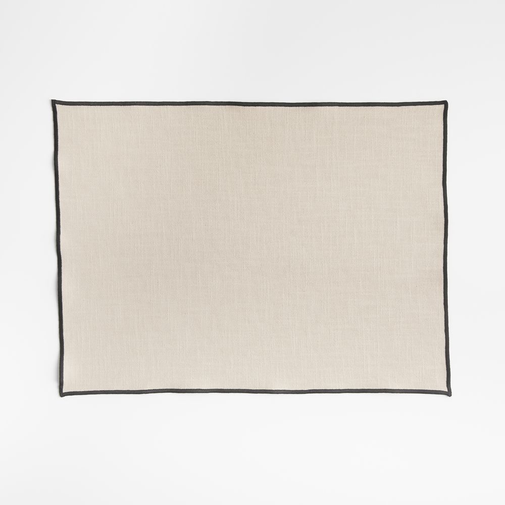 Mercer Merrow-Stitch Warm Natural Organic Cotton Placemat