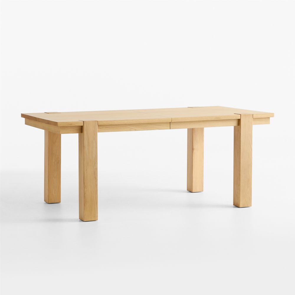 Sullivan 73"-95" Oak Wood Extendable Dining Table