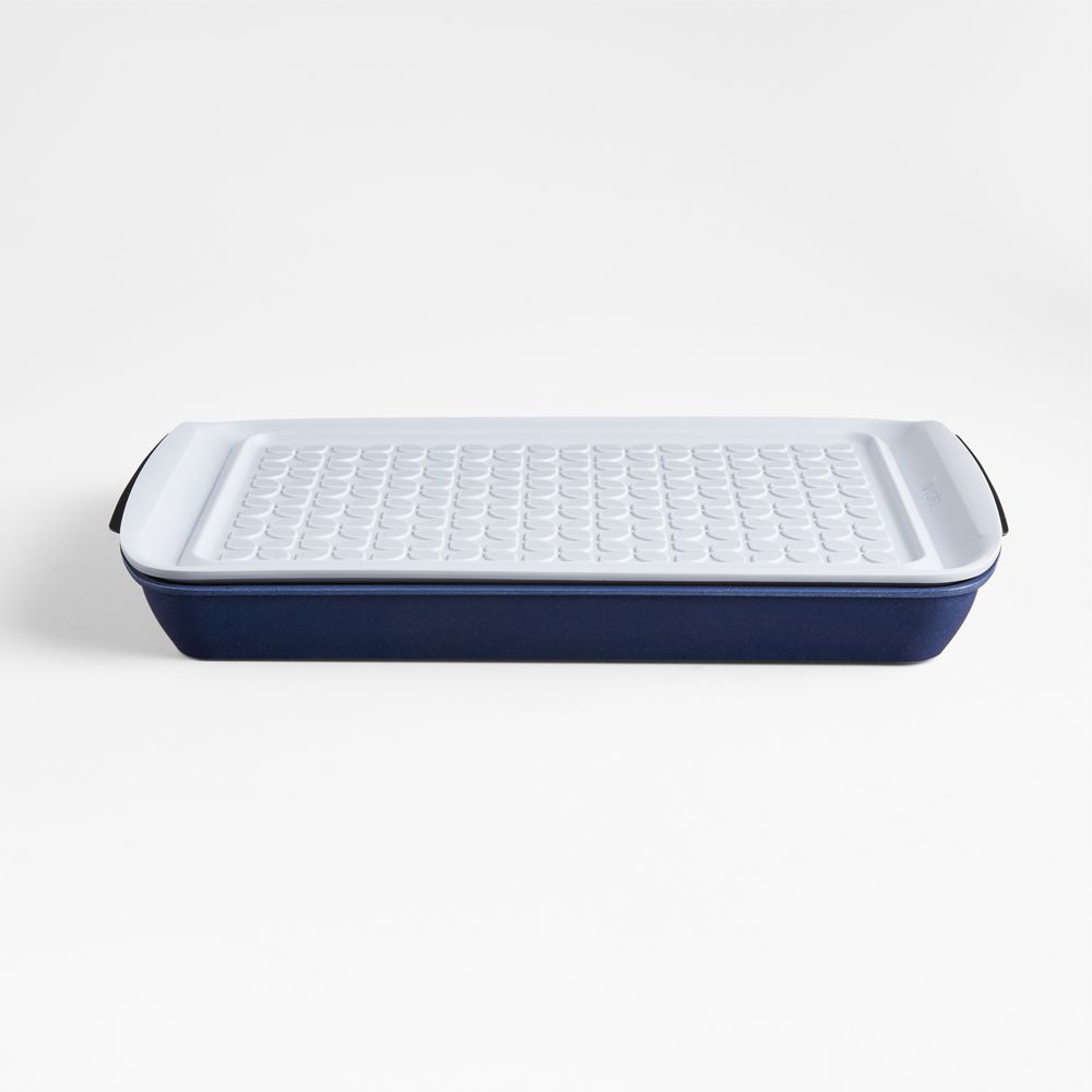 Crate & Barrel 3-Piece Marinating Tray Set