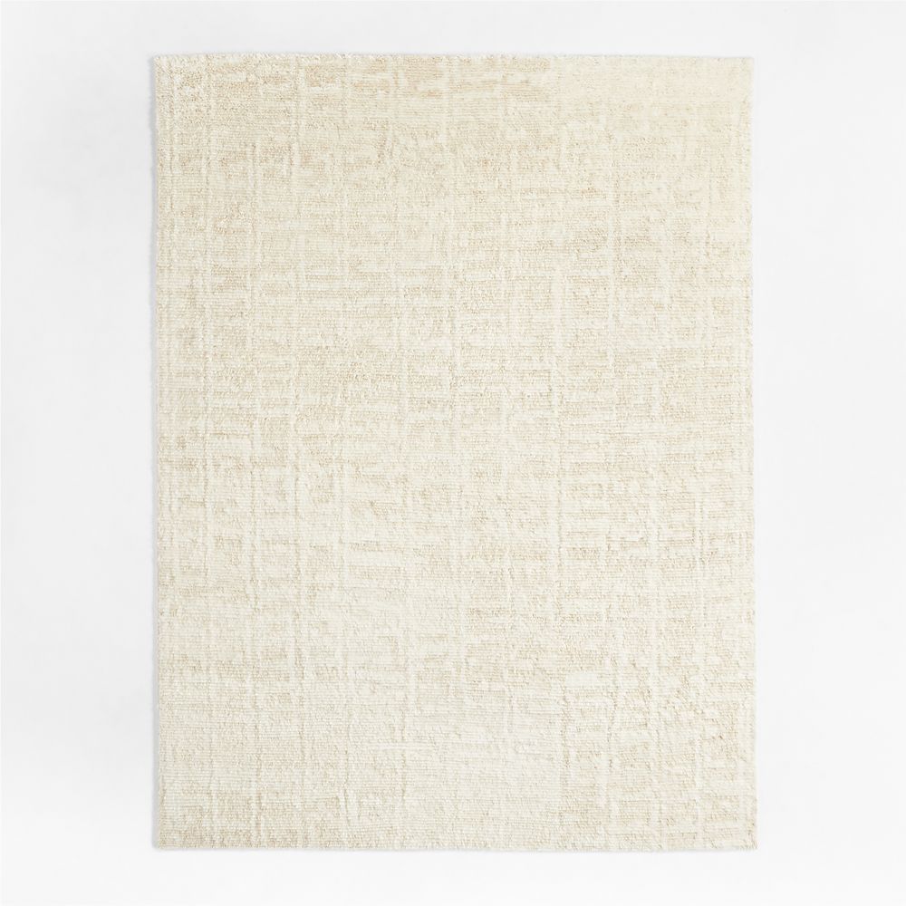Telluride Wool Hand-Knotted Ivory Area Rug