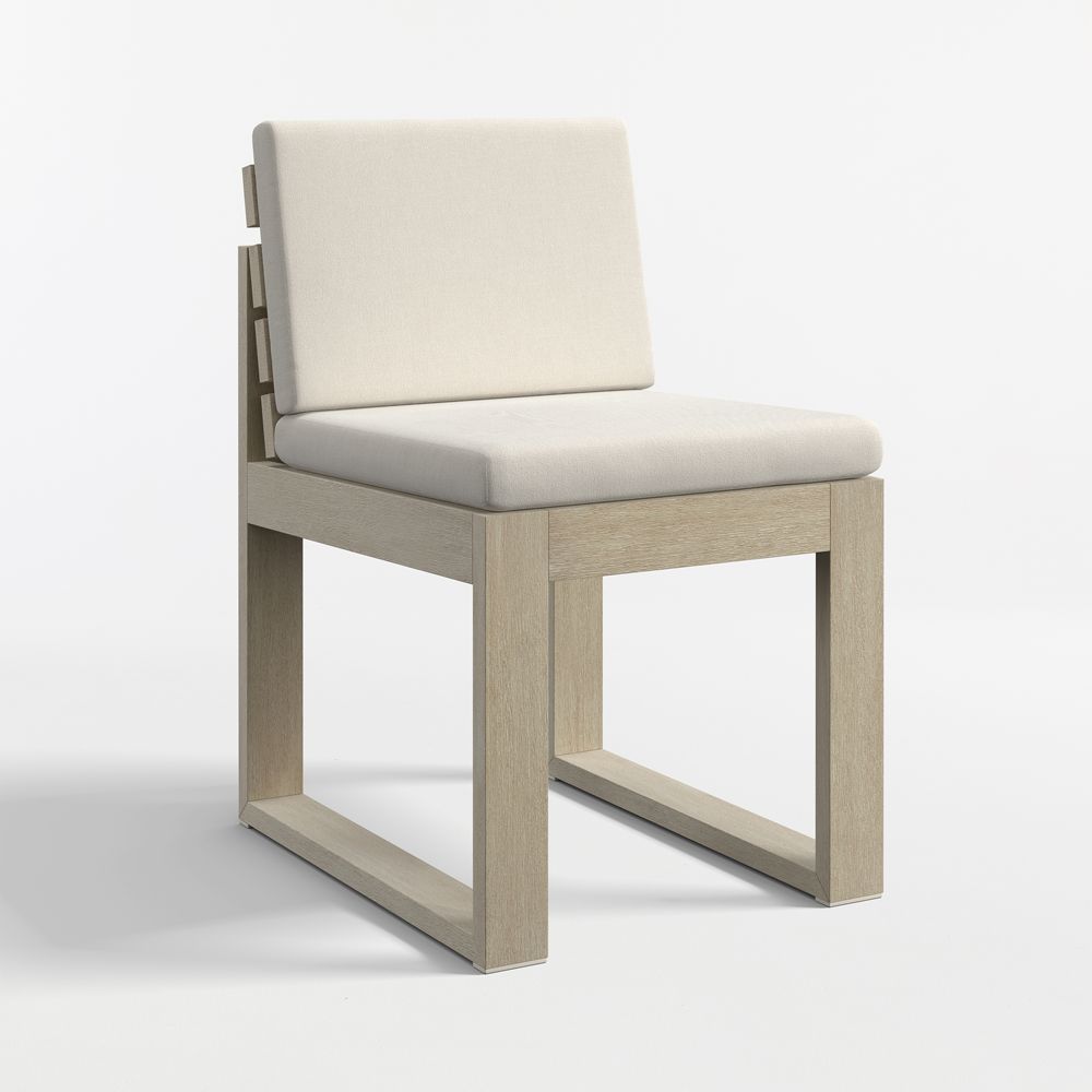 Mallorca Wood Outdoor Dining Chair with Cushions