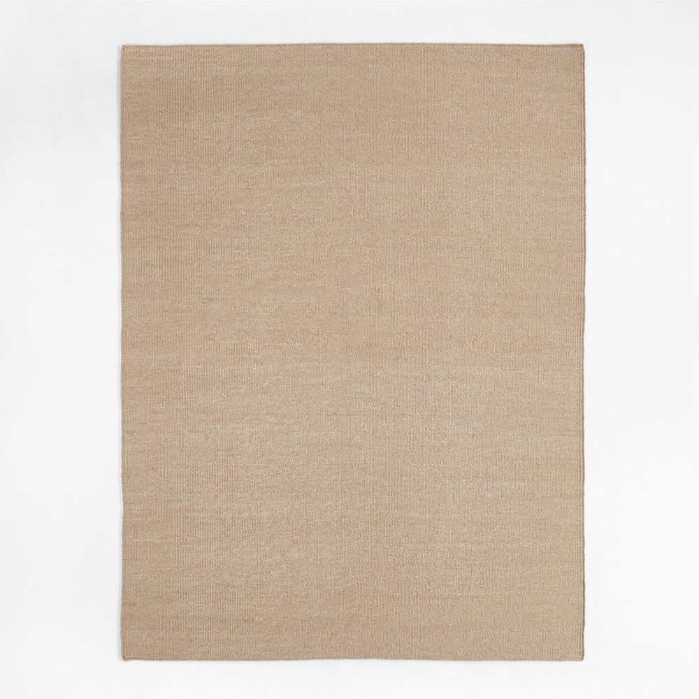 Taos Performance Handwoven Camel Brown Indoor/Outdoor Area Rug