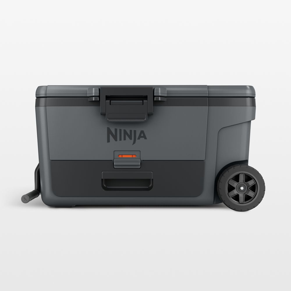 Ninja FrostVault 65-Qt. Wheeled Cooler with Dry Zone in Charcoal Grey