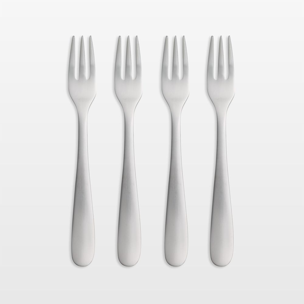 Fusion Satin Appetizer Forks, Set of 4