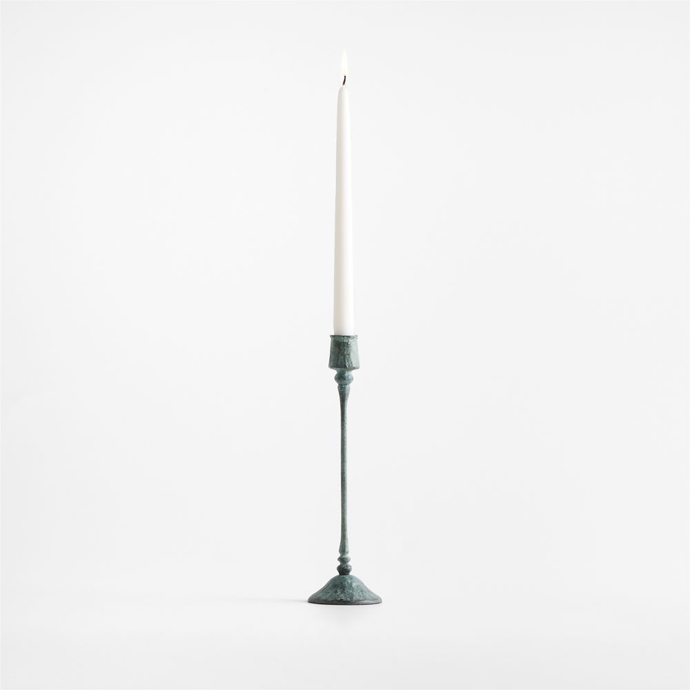 Luce Verdigris Taper Candle Holders