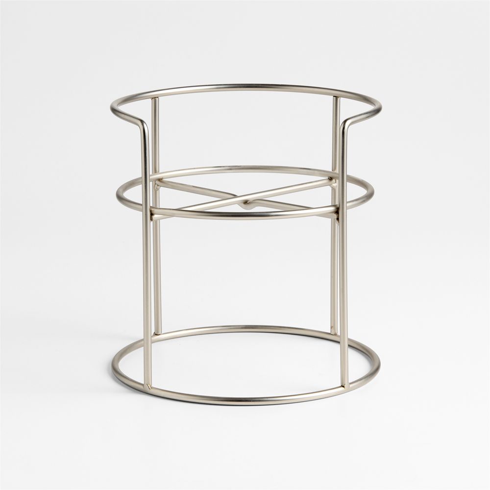 Cold Drink Dispenser Silver Stand