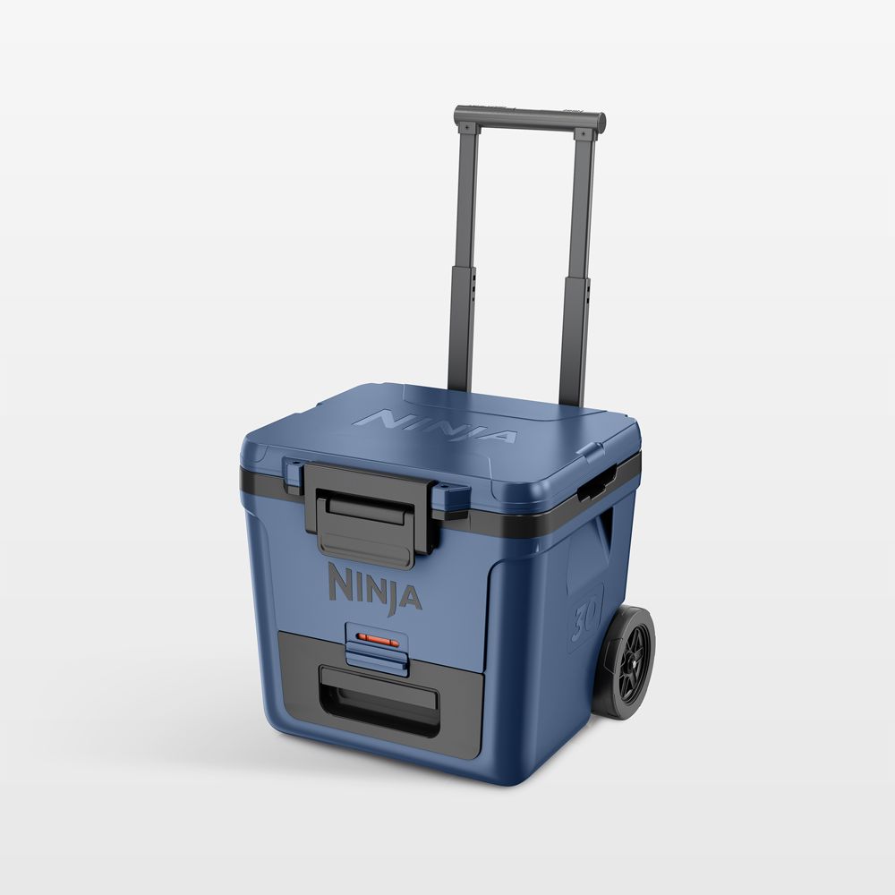 Ninja FrostVault 30-Qt. Wheeled Cooler with Dry Zone in Lakeshore Blue