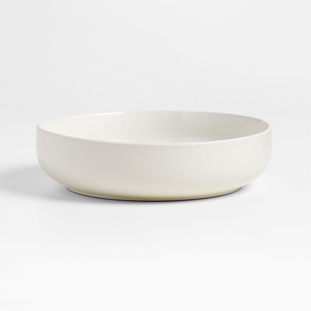 Hudson Natural Stoneware Low Bowl