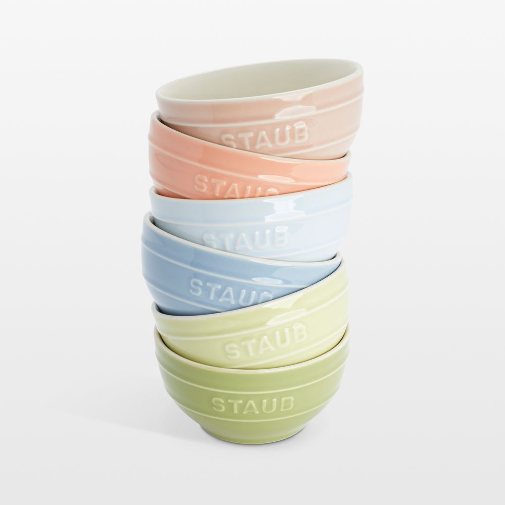 Staub 6-Piece Macaron Pastel Bowl Set