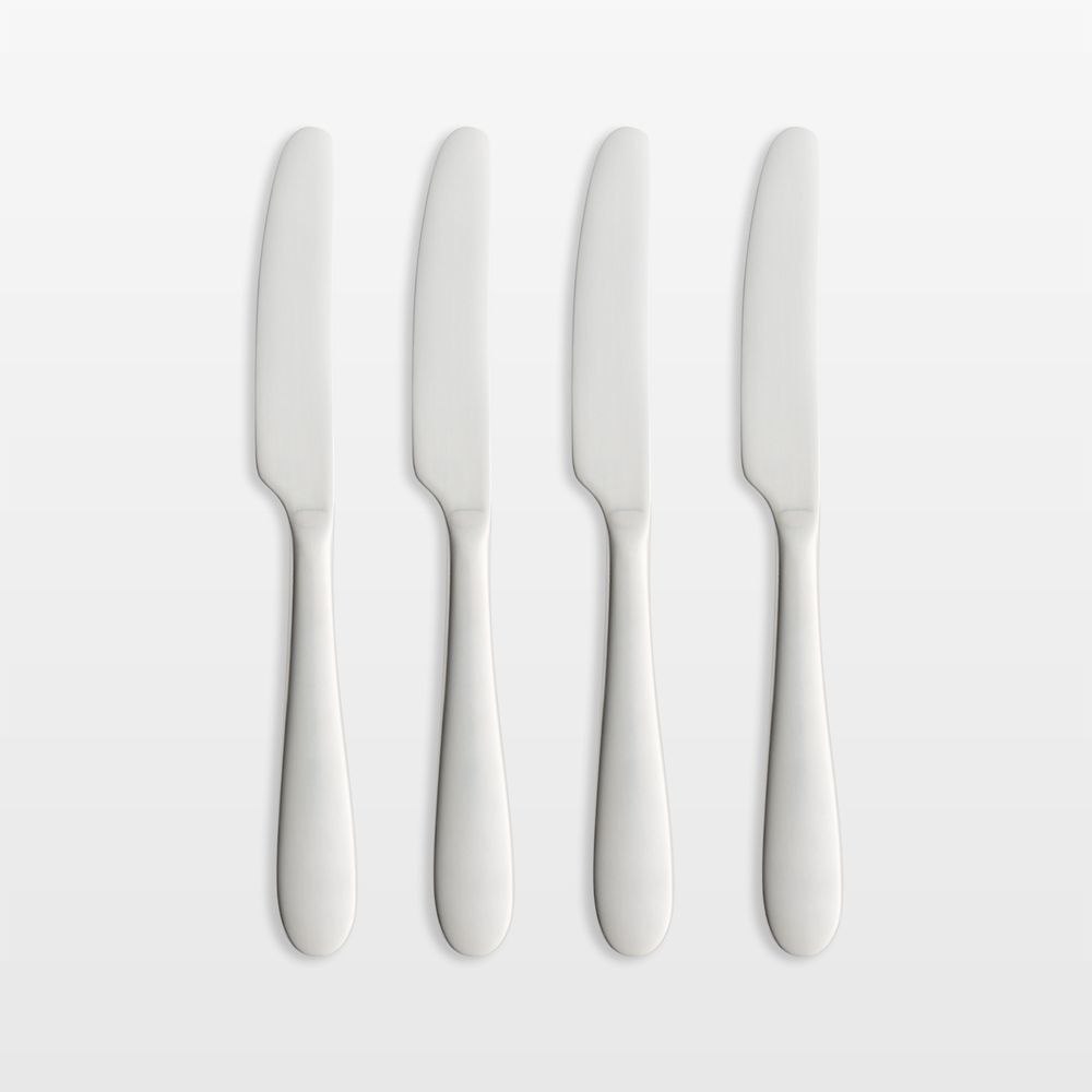 Fusion Satin Butter Knives, Set of 4