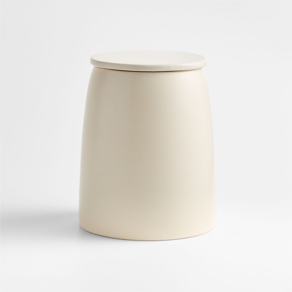 Craft Linen Cream Stoneware Canisters